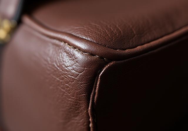 Close up of luxury handcrafted bag details