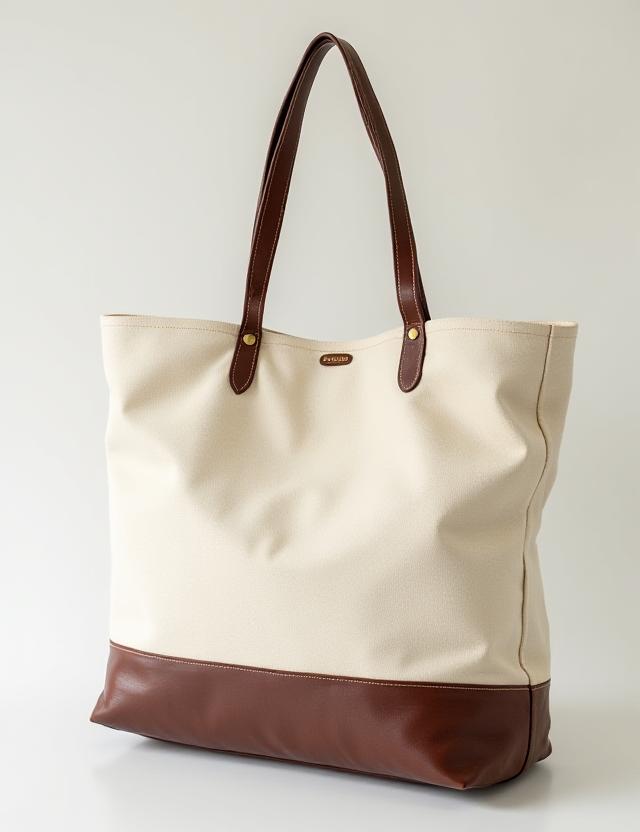 The Chelsea Shopper in heavy-duty canvas and leather